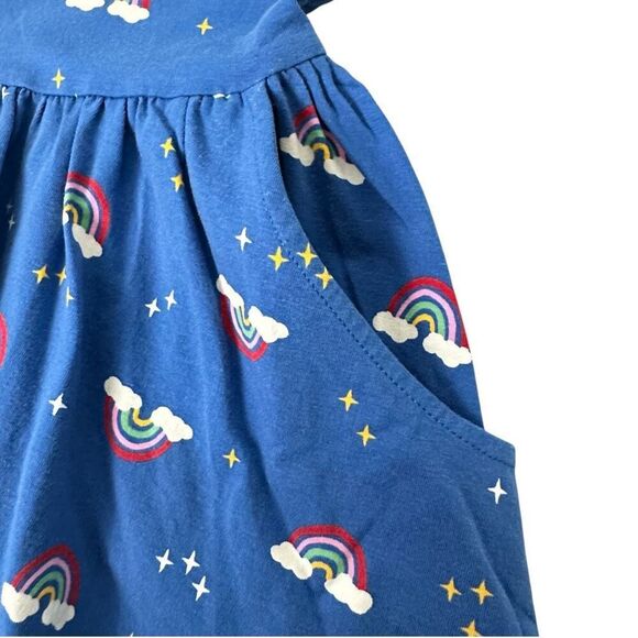 Hanna Andersson Girls Ruffle Sleeve Skater Dress size 5 - Picture 5 of 8